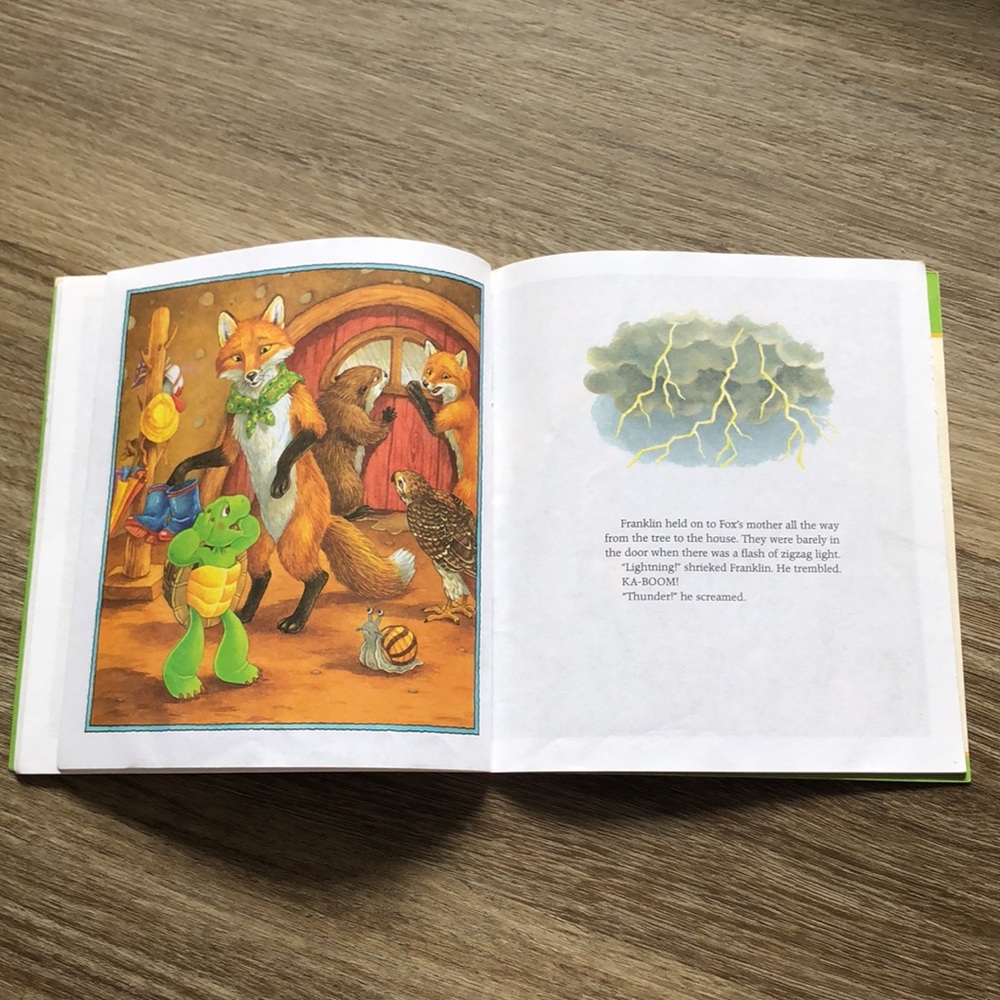 ❤️$2 Franklin and the Thunderstorm Chick Fil A Book - Picture 14 of 16